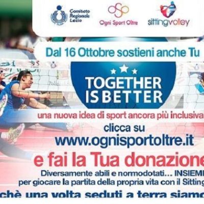 Sitting volley al Santa Lucia
